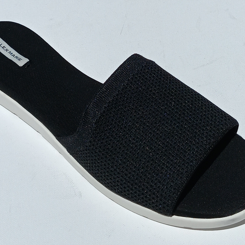 ALEX MARIE Women's Casperi Black Slide Sandals - 12M - Picture 4 of 5